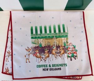 Breakfast with Reindeers & Santa Towel